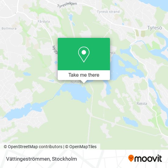 Vättingeströmmen map