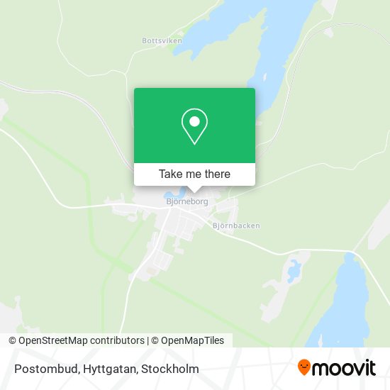 Postombud, Hyttgatan map