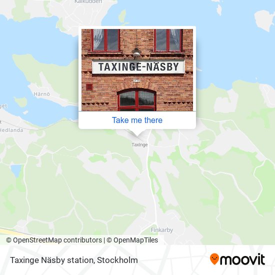 Taxinge Näsby station map