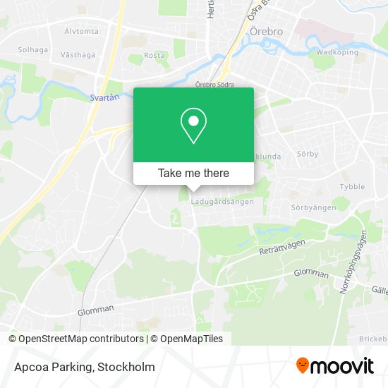 Apcoa Parking map