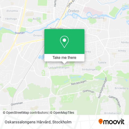 Oskarssalongens Hårvård map