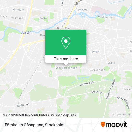 Förskolan Gåsapigan map