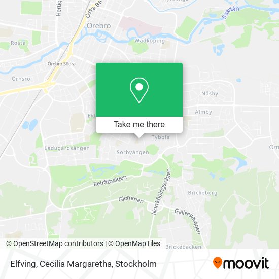 Elfving, Cecilia Margaretha map