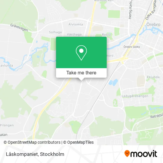 Låskompaniet map