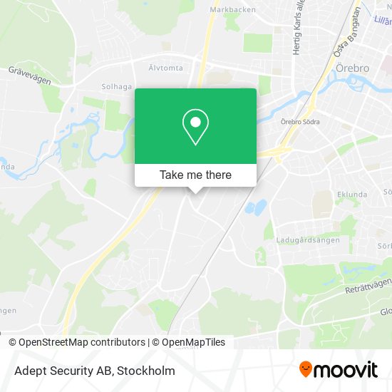 Adept Security AB map