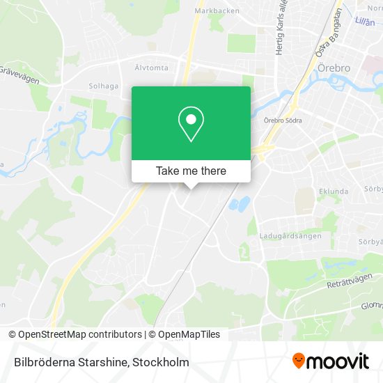 Bilbröderna Starshine map