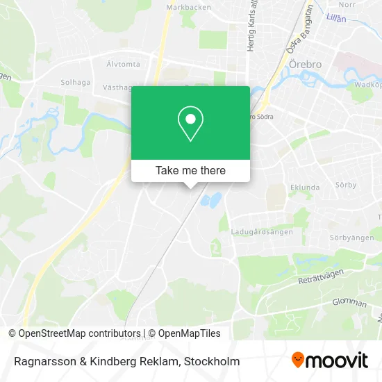 Ragnarsson & Kindberg Reklam map