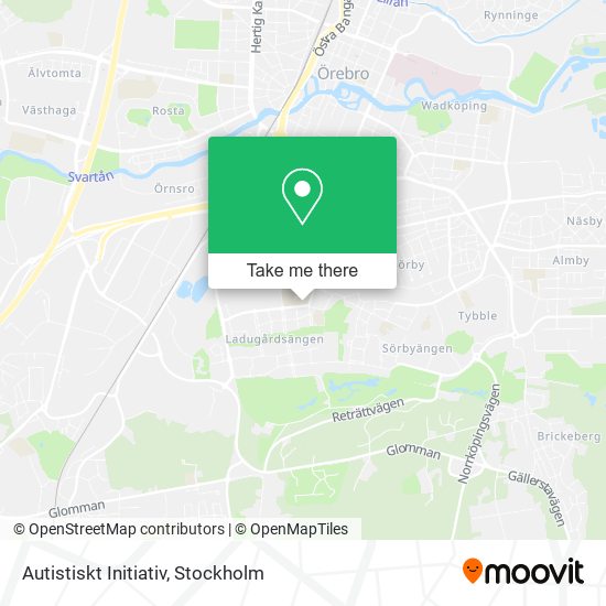 Autistiskt Initiativ map