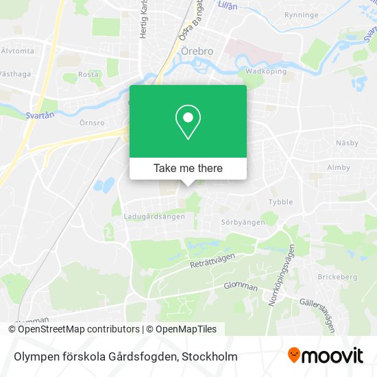 Olympen förskola Gårdsfogden map