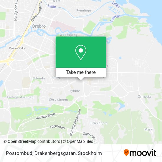 Postombud, Drakenbergsgatan map