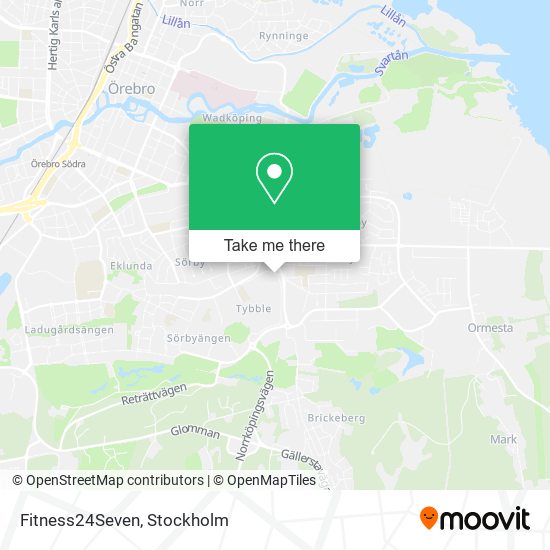 Fitness24Seven map