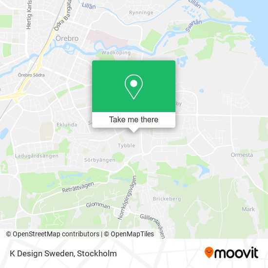 K Design Sweden map