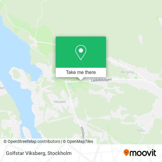 Golfstar Viksberg map