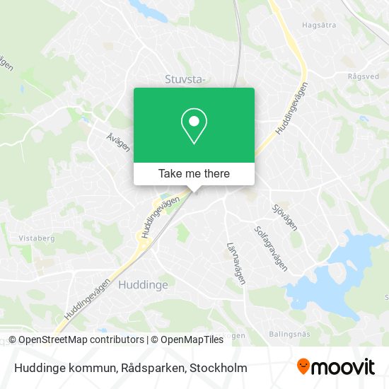 Huddinge kommun, Rådsparken map