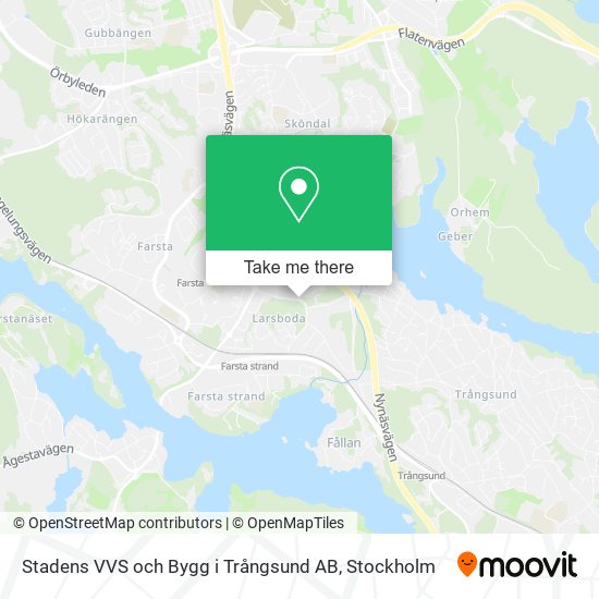 Stadens VVS och Bygg i Trångsund AB map