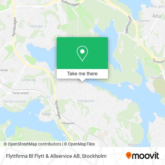Flyttfirma Bl Flytt & Allservice AB map