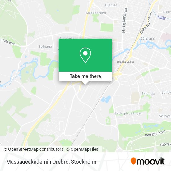 Massageakademin Örebro map