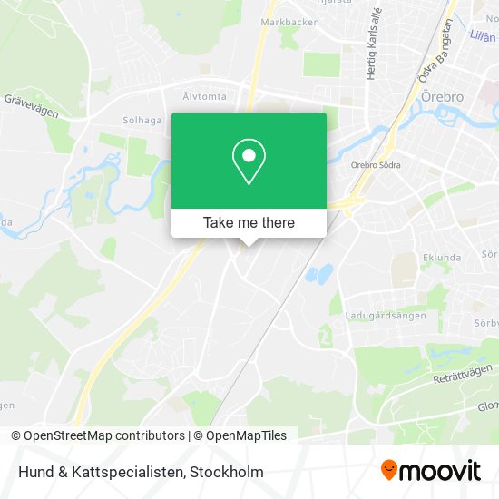Hund & Kattspecialisten map