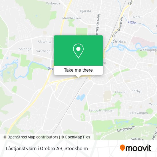 Låstjänst-Järn i Örebro AB map