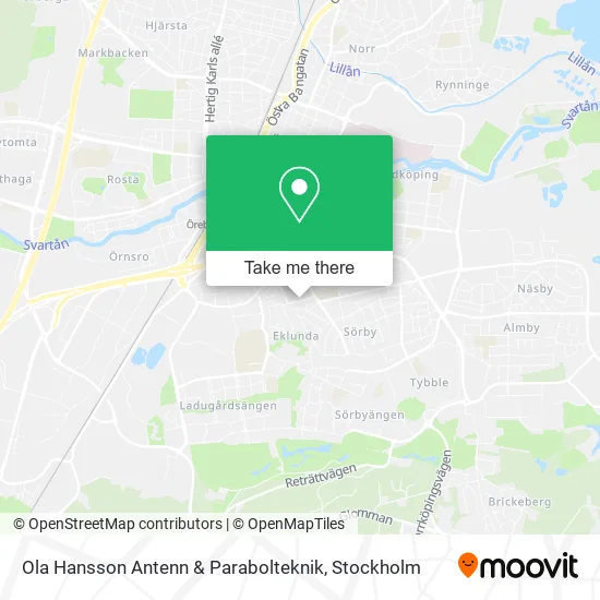 Ola Hansson Antenn & Parabolteknik map