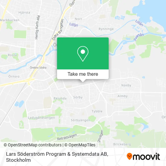 Lars Söderström Program & Systemdata AB map
