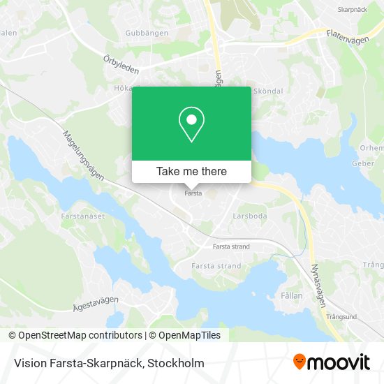 Vision Farsta-Skarpnäck map