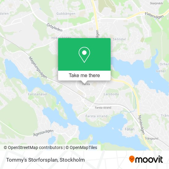 Tommy's Storforsplan map