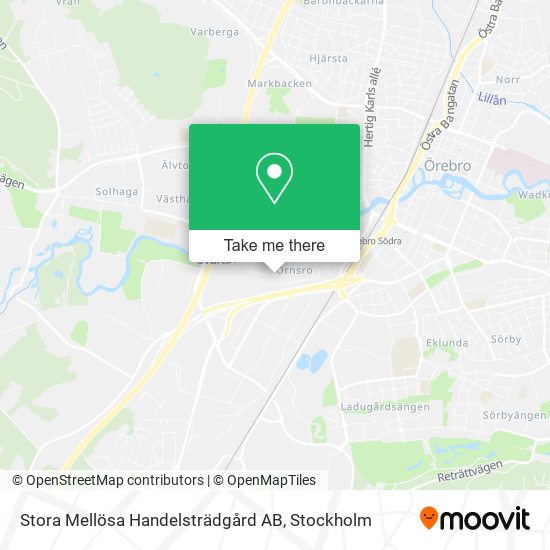 Stora Mellösa Handelsträdgård AB map