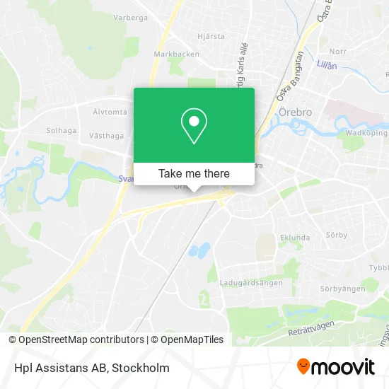 Hpl Assistans AB map