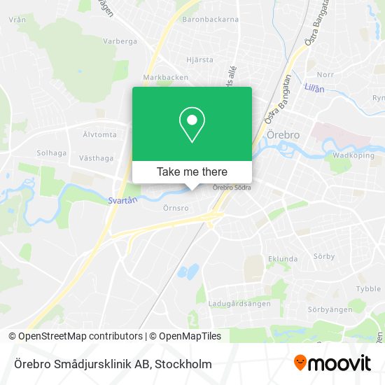 Örebro Smådjursklinik AB map