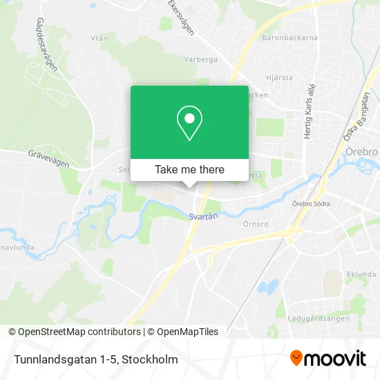 Tunnlandsgatan 1-5 map