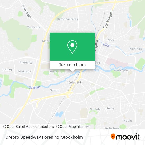 Örebro Speedway Förening map