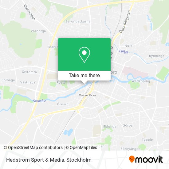 Hedstrom Sport & Media map