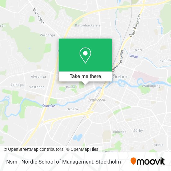 Nsm - Nordic School of Management map