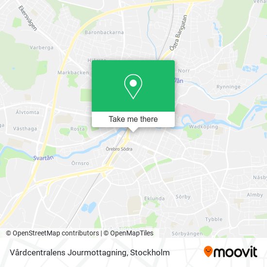 Vårdcentralens Jourmottagning map