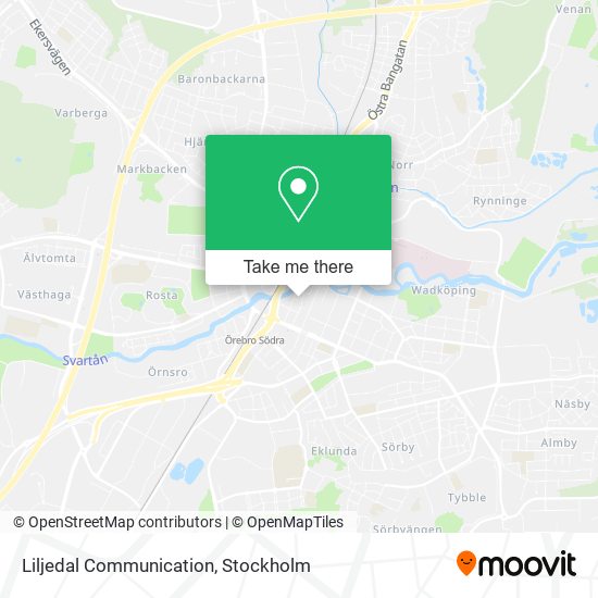 Liljedal Communication map