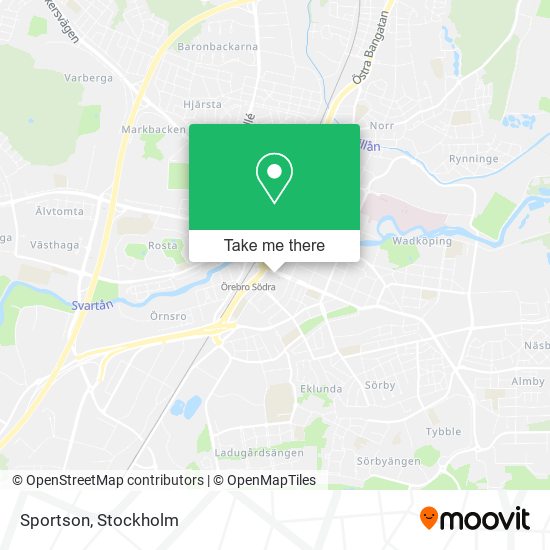 Sportson map