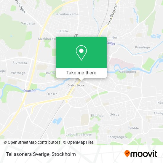 Teliasonera Sverige map