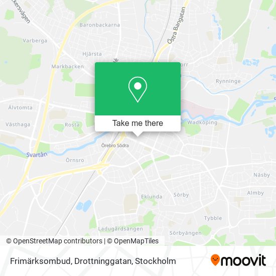 Frimärksombud, Drottninggatan map