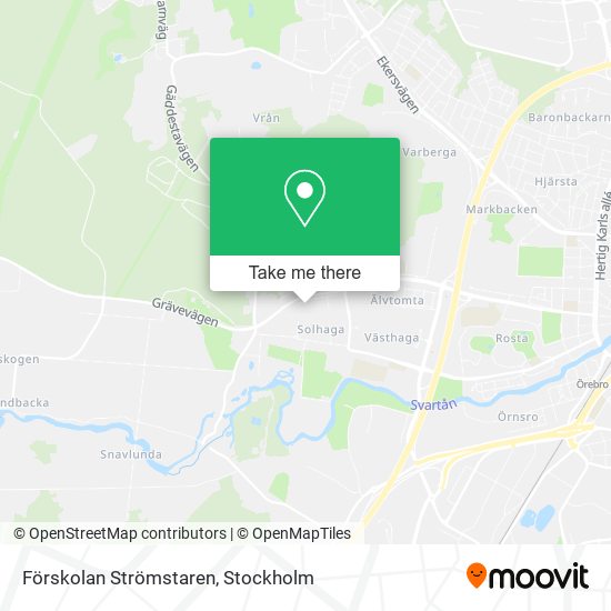 Förskolan Strömstaren map