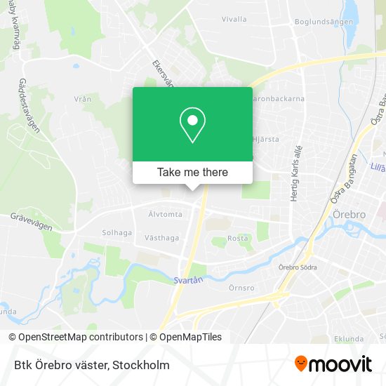 Btk Örebro väster map