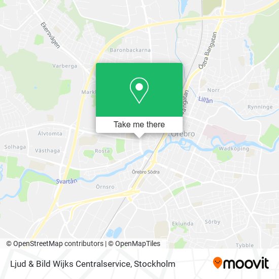 Ljud & Bild Wijks Centralservice map