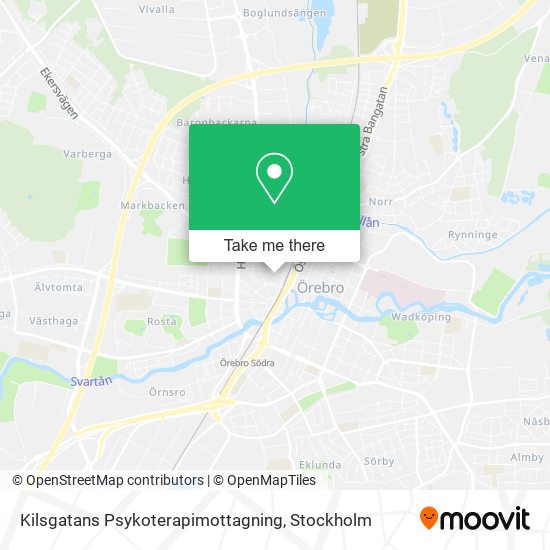 Kilsgatans Psykoterapimottagning map