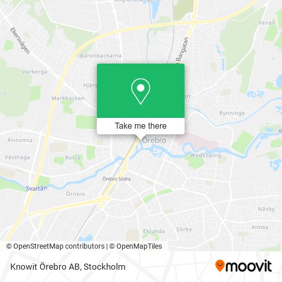 Knowit Örebro AB map