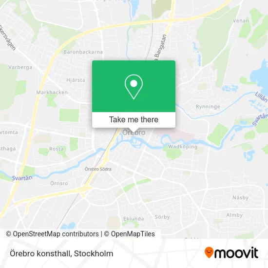 Örebro konsthall map