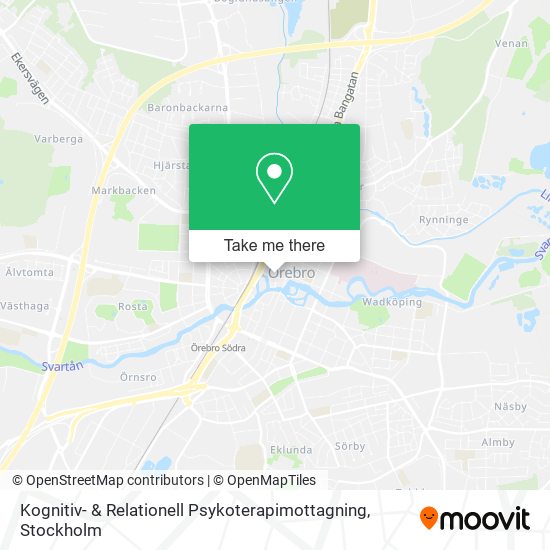 Kognitiv- & Relationell Psykoterapimottagning map