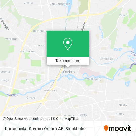 Kommunikatörerna i Örebro AB map