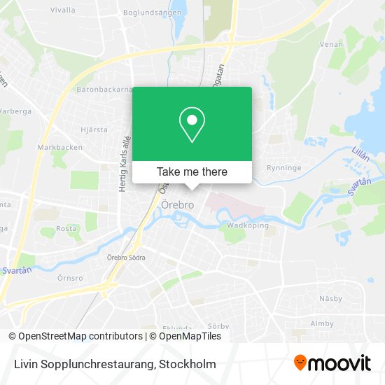 Livin Sopplunchrestaurang map