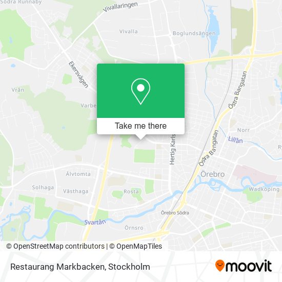 Restaurang Markbacken map