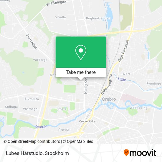 Lubes Hårstudio map